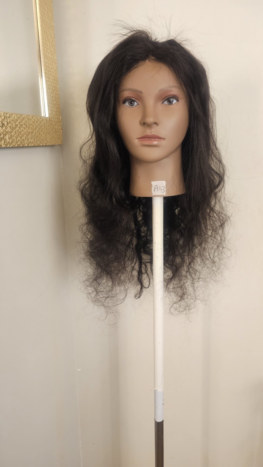 High Quality natural 28 ” straight 100% Virgin Human Hair Lace closure Wig.