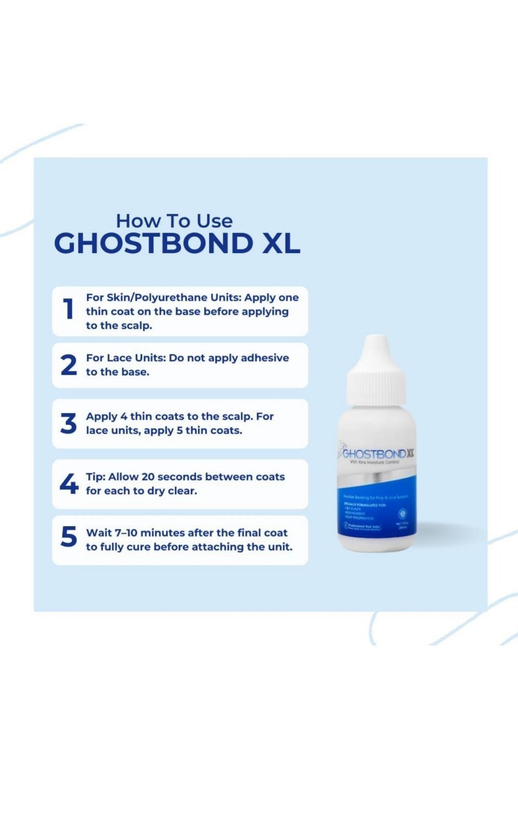 Ghost Bond Lace Wig Adhesive Hair Glue – 1.3 Oz