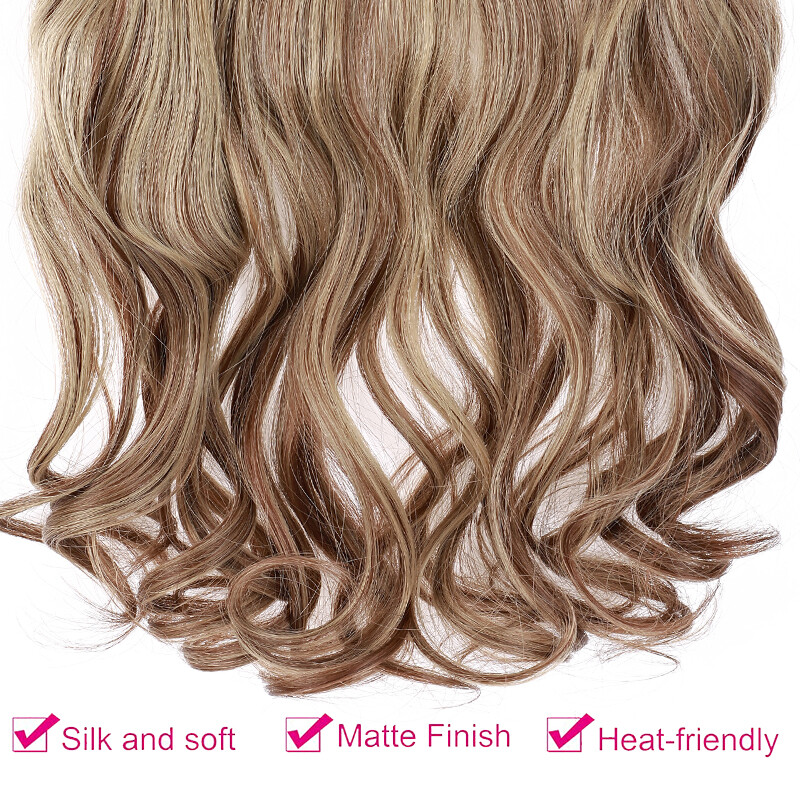 Invisible Secret Wire in Hair Extensions Hidden Head Band One Piece Miracle Ring