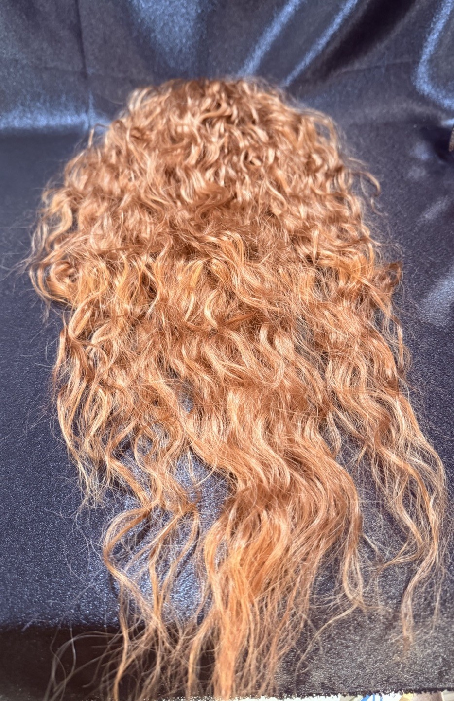 B🌷26in Wave Drawstring Ponytail Clip Hair Extensions Pony Tail Synthetic Cooper