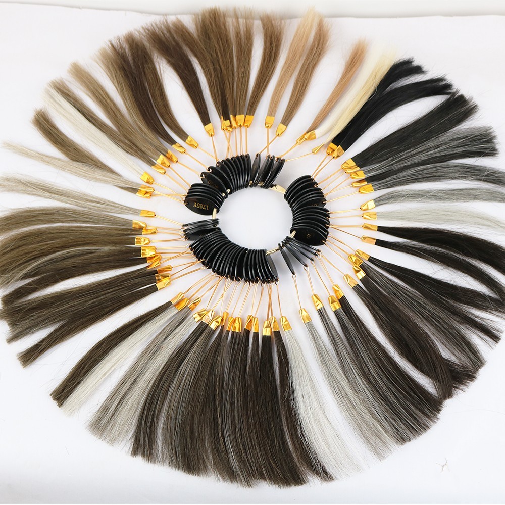 Easy Color Ring for Mens Toupee Human Hair Replacement Systems Mens Wig