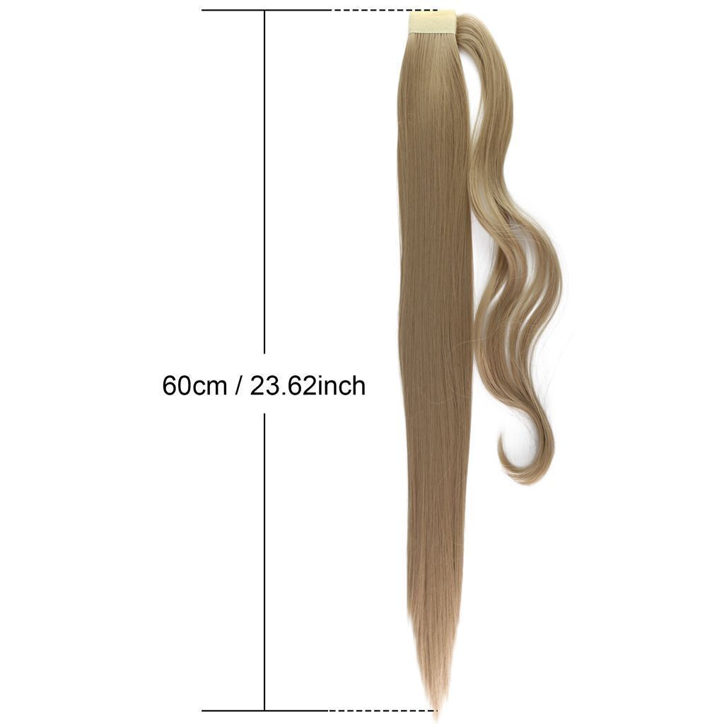 Long Wavy Curly/Straight Thick Synthetic Clip In Hair Extension Ponytail Claw
