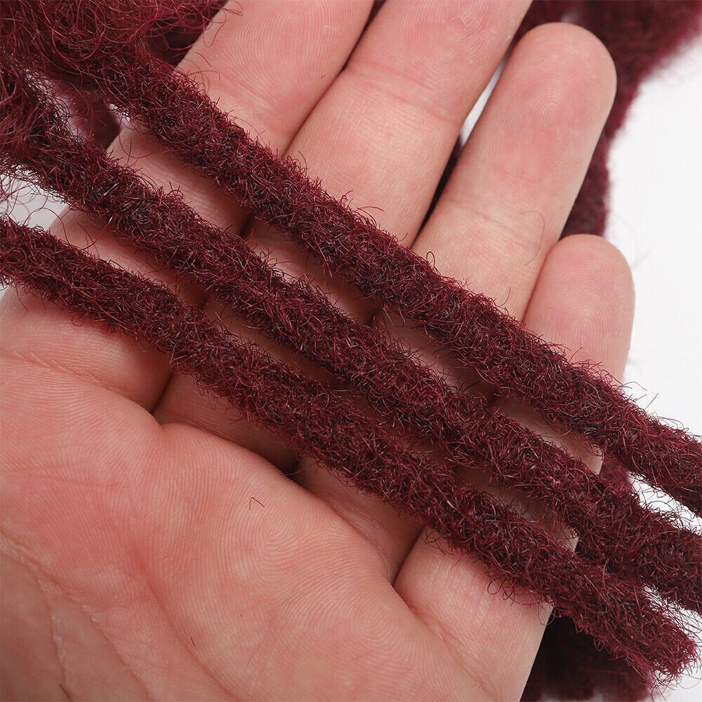 100% Real Human Hair Dreadlocks Extensions Crochet Braiding Hair Dreads Locs