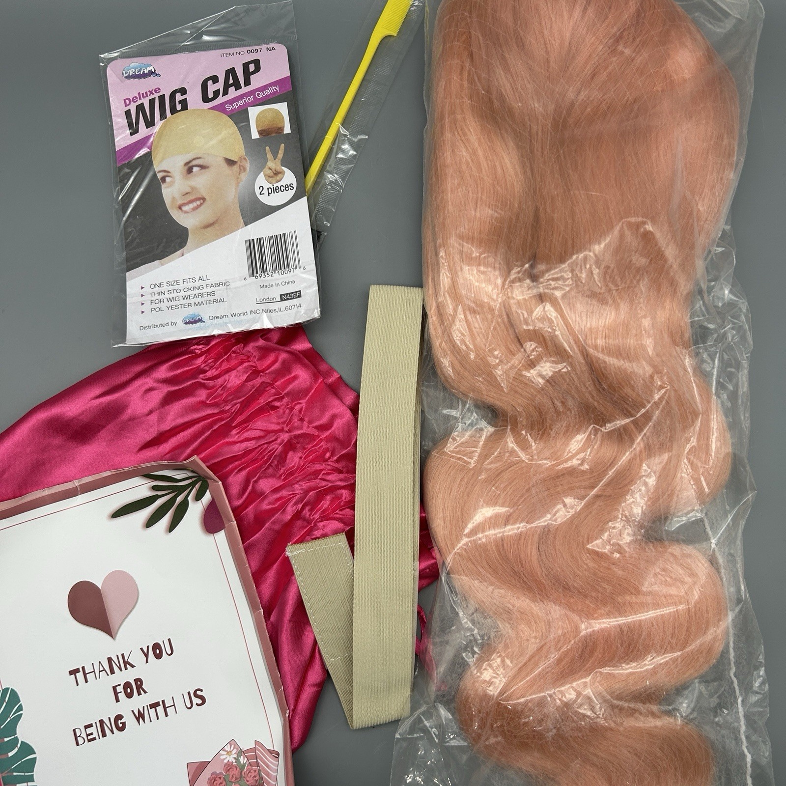 Pink Blond Lace Front Wig Human Hair 26 Inch 13×4 HD Lace Rose Gold Human Hair