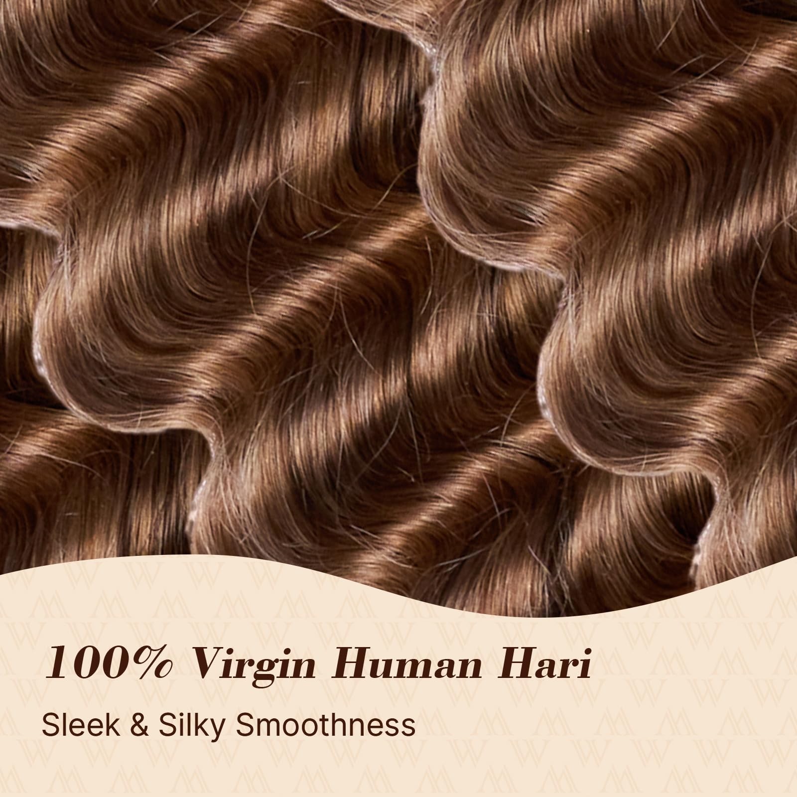 Wequeen 16A Human Braiding Hair Deep Wave 100G 20 Inch 2 Bundles/Pack 100