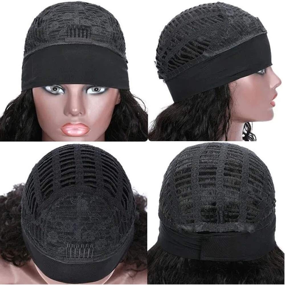 UNice Peruvian Put On And Go Headband Glueless Water Wave Human Hair Wig Wear Go