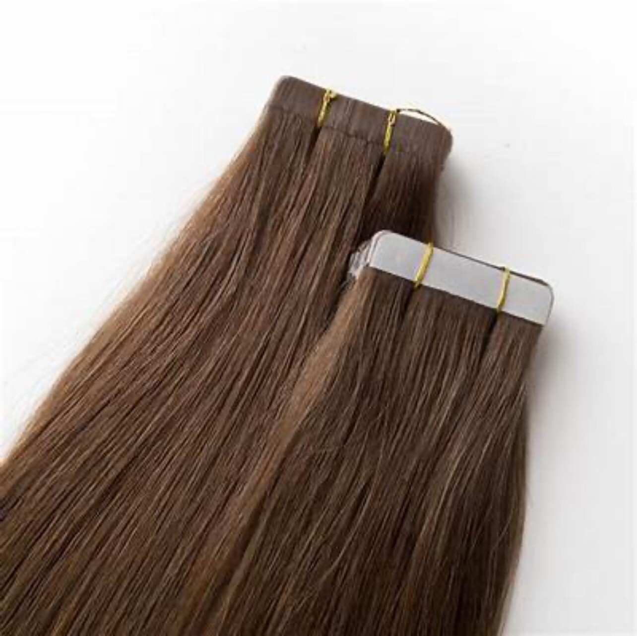 #4 Rich Mocha, Tape-In 20” 10pcs 25g 100% REMY Human Hair Extensions Seamless