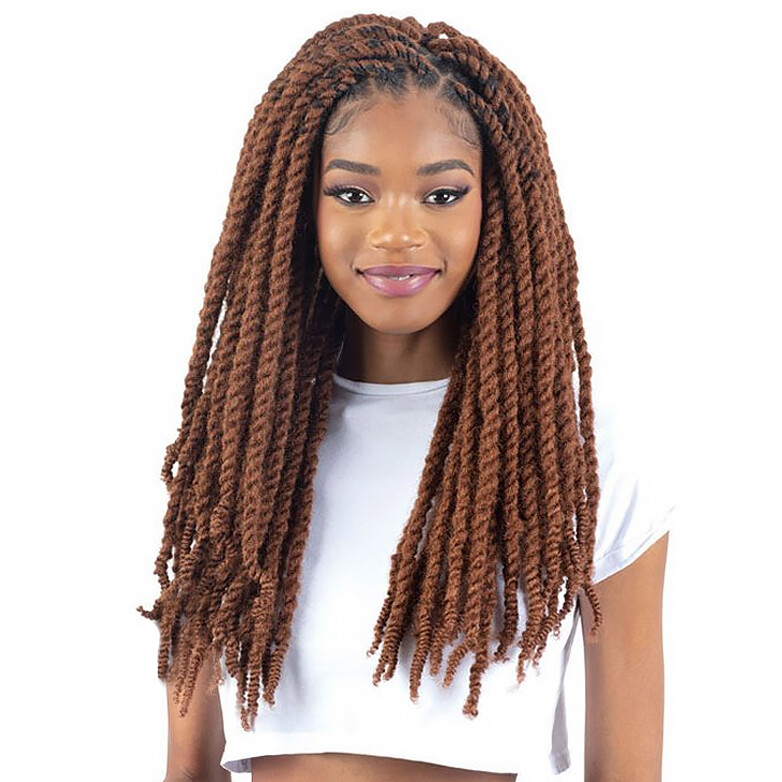 Shake N Go Freetress Equal Synthetic Braid – 3x Cuban Twist Soft & Natural 16″