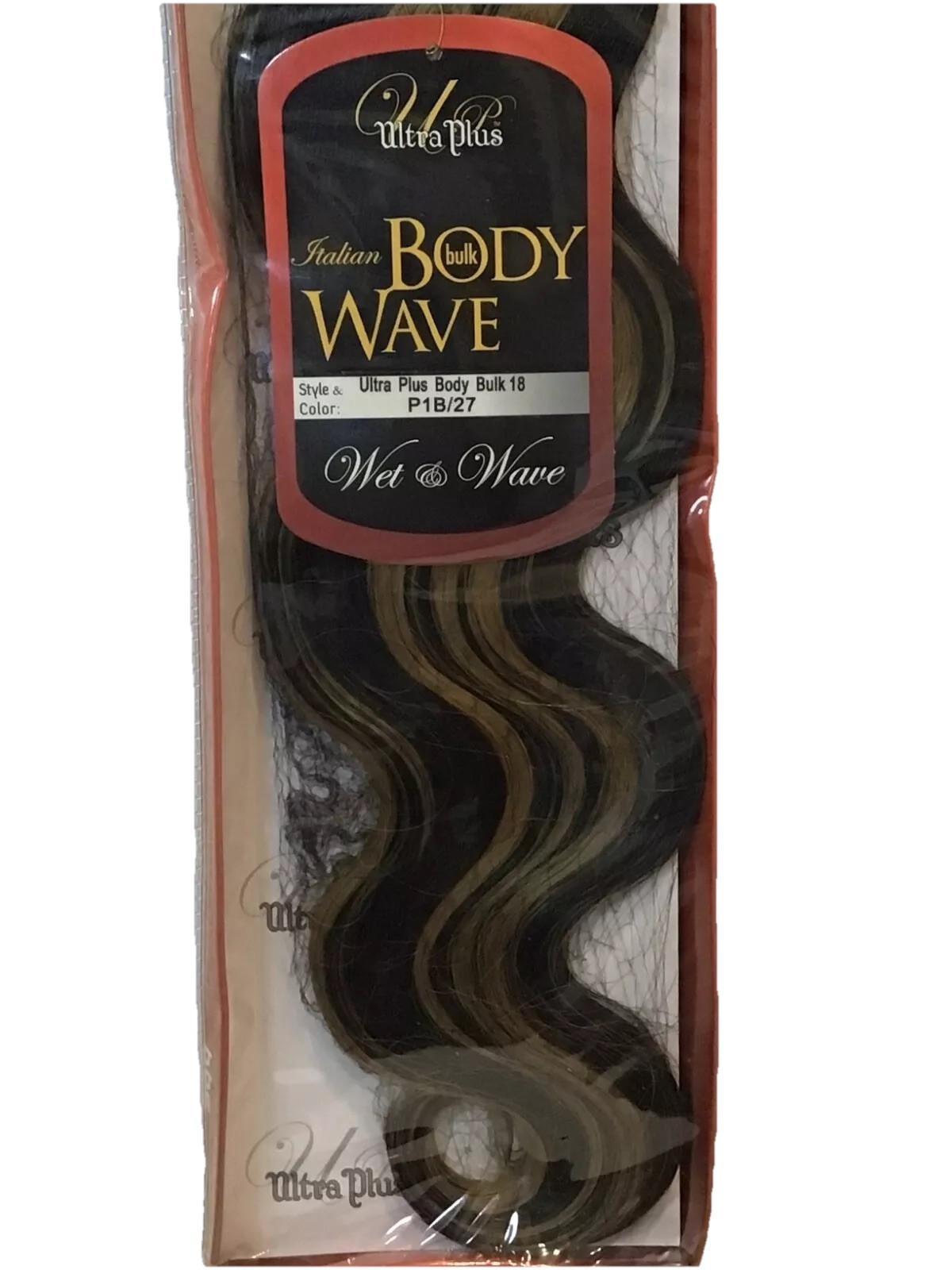 Ultra Plus Body Wave Bulk 18” Wet & Wave Human Hair Italian & French You Choose