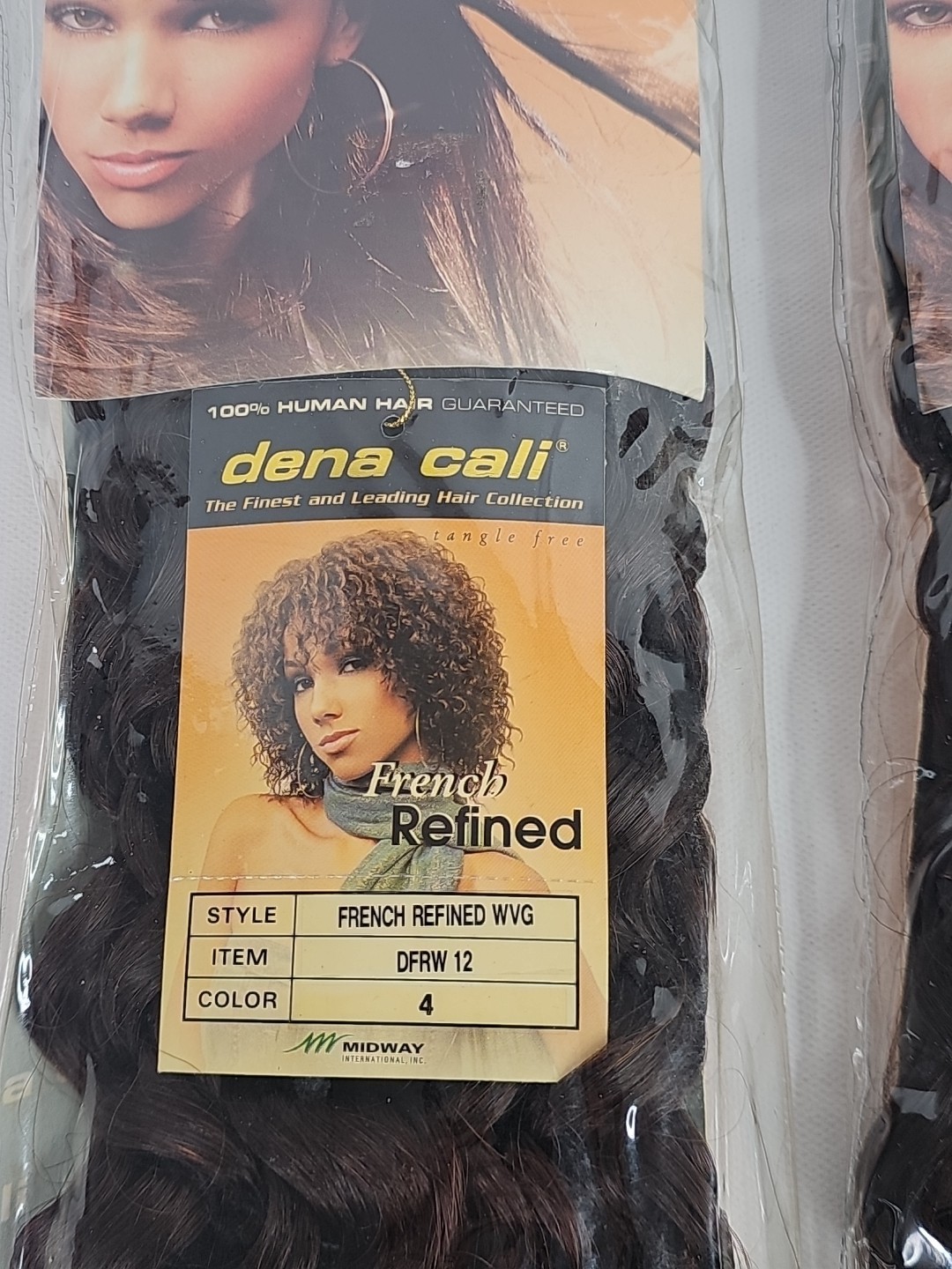 Dena Cali 100% Human Hair French Refined WVG 12 Inch Wavy Curly Brunette (2)