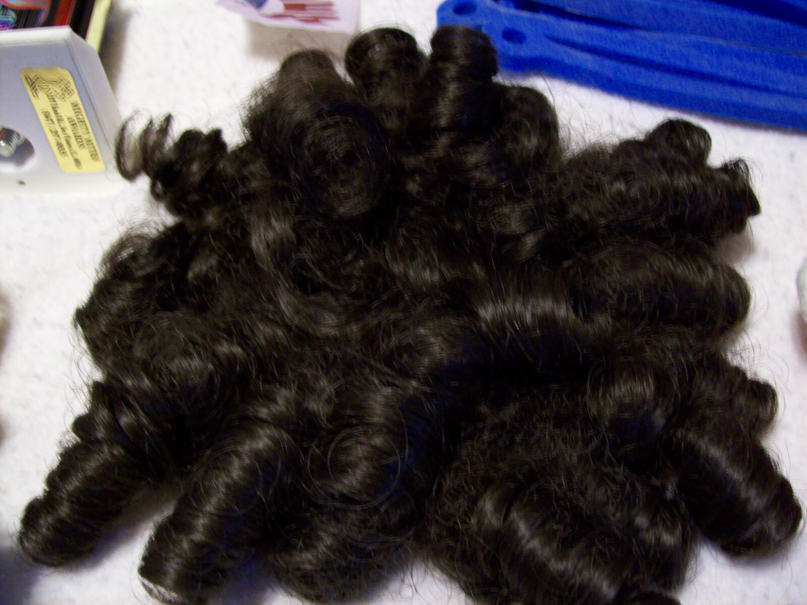 Cheer/Dance Curls – Instant Curls Fit over your Hair in Bun & Some Cheer Goodies