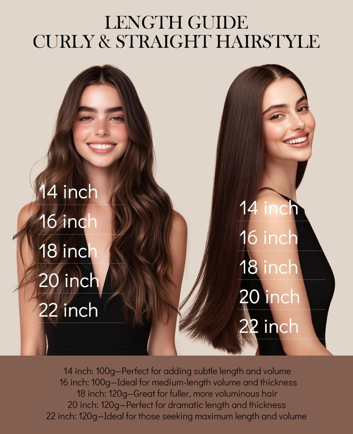 18″ Clip-In Human Hair Extensions 6pcs 120g Balayage Light Brown to Caramel Blon