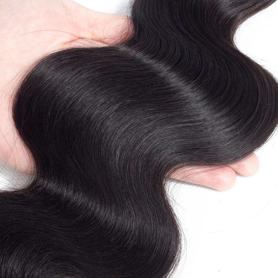 10A Mink Body Wave Brazilian Virgin Remy Human Hair Extra Thick Natural Black