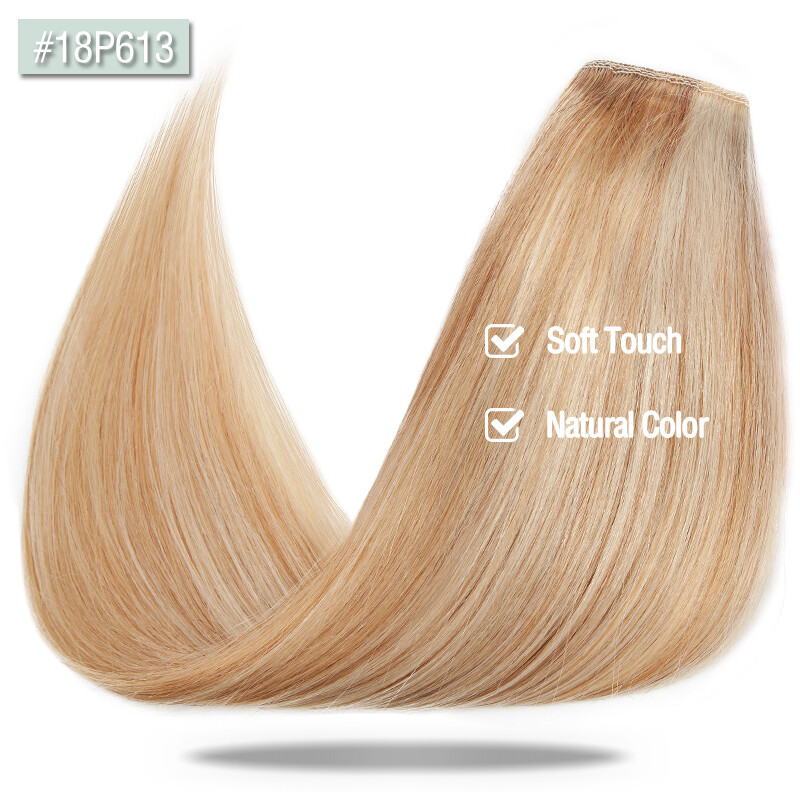 CLEARANCE One Piece Real Remy Human Hair Extensions Thick Clip in Full Head 1PCS