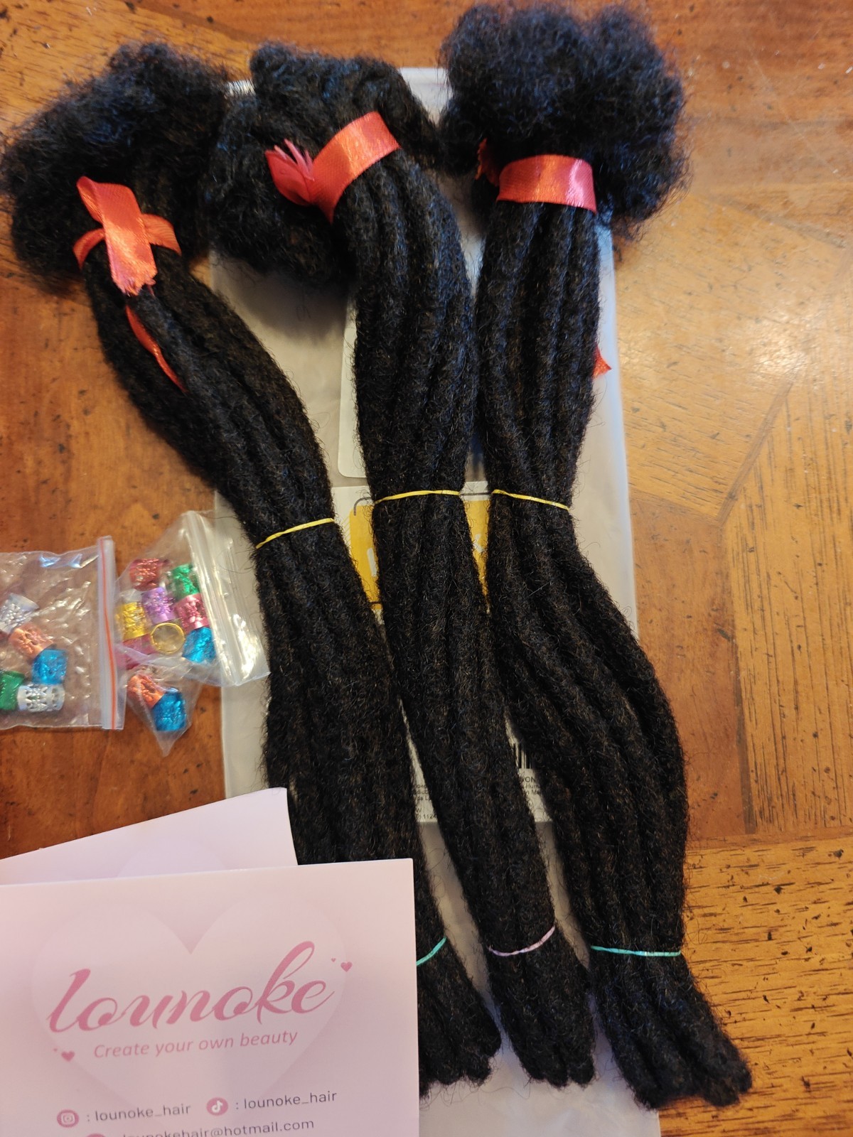10 Inch 70 Strands Loc Extensions Human Hair, 0.6cm Pencle Size Dreadlock Ext.