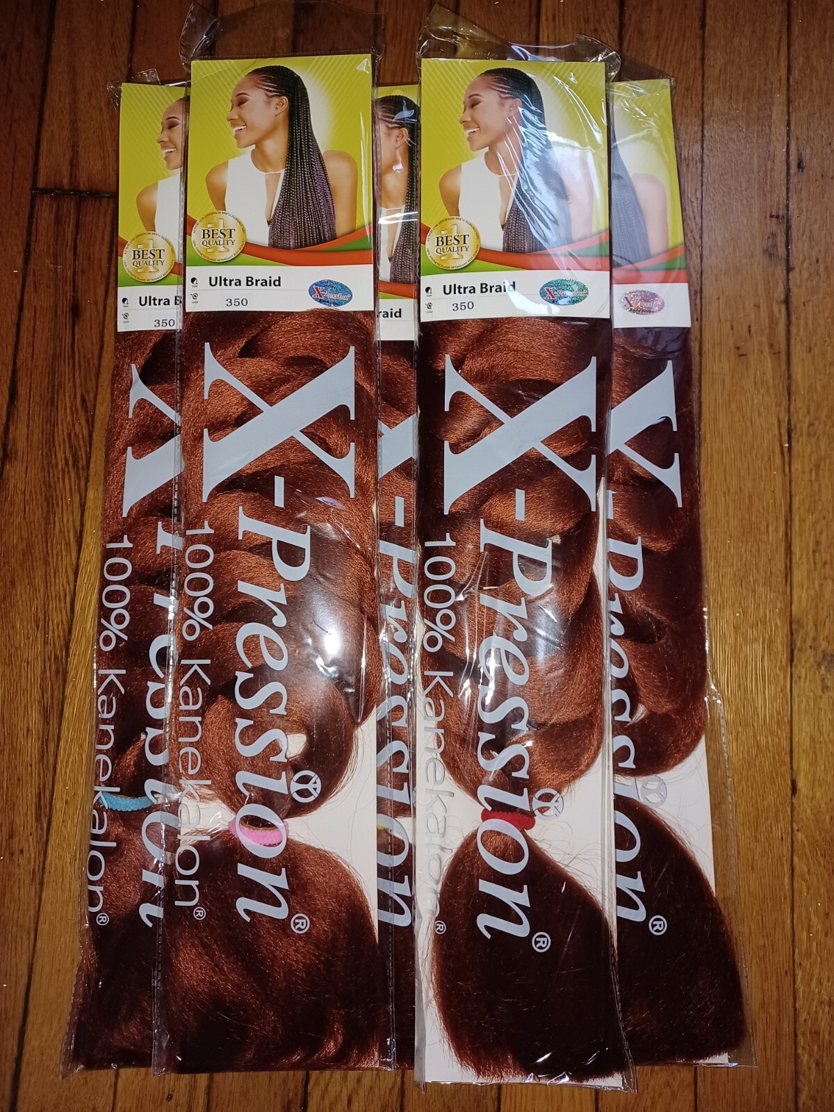 Xpression 82″ Ultra Braiding Hair 10 packs color #350