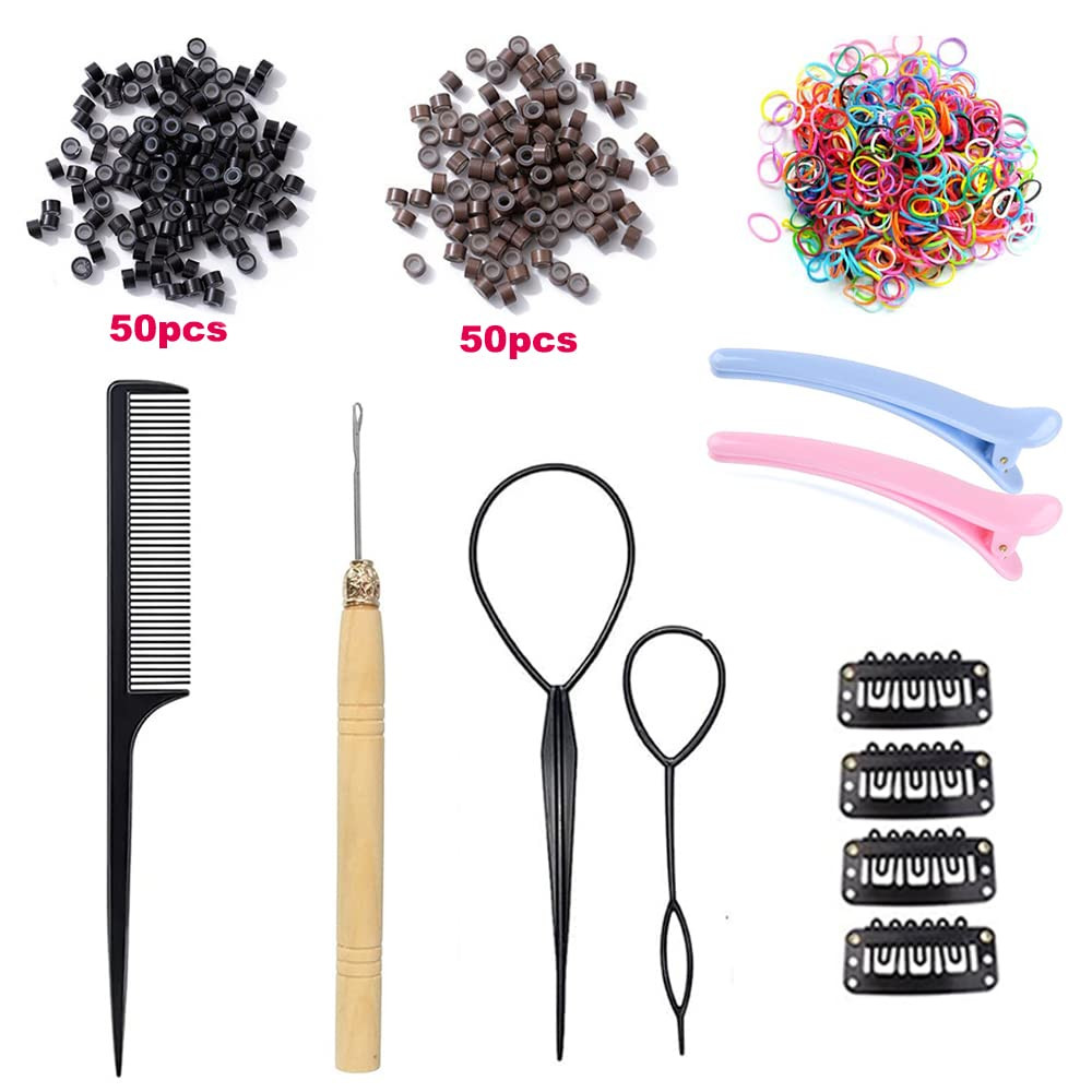 16 Colors Hair Tinsel Kit – 3200 Strands Glitter Extensions for All Ages