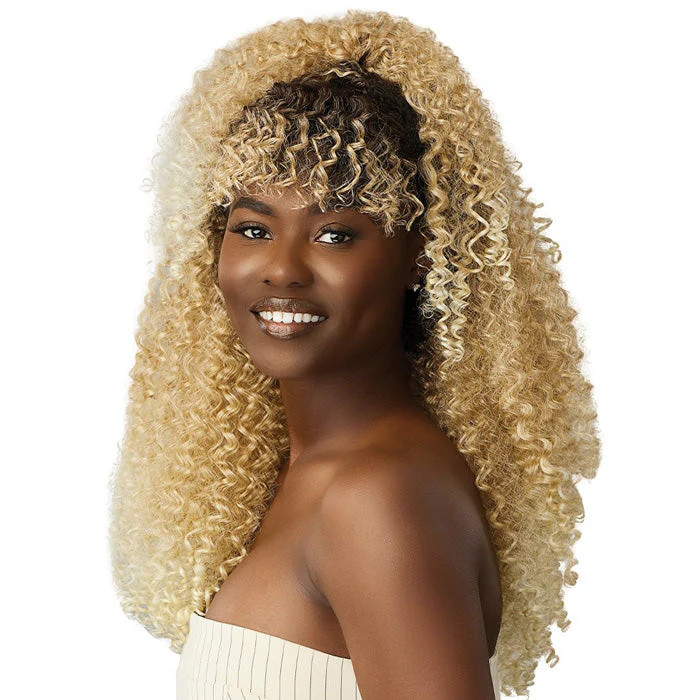 Outre Human Hair Blend Big Beautiful Hair Clip In 9CS – BOHEMIAN CURL 14″