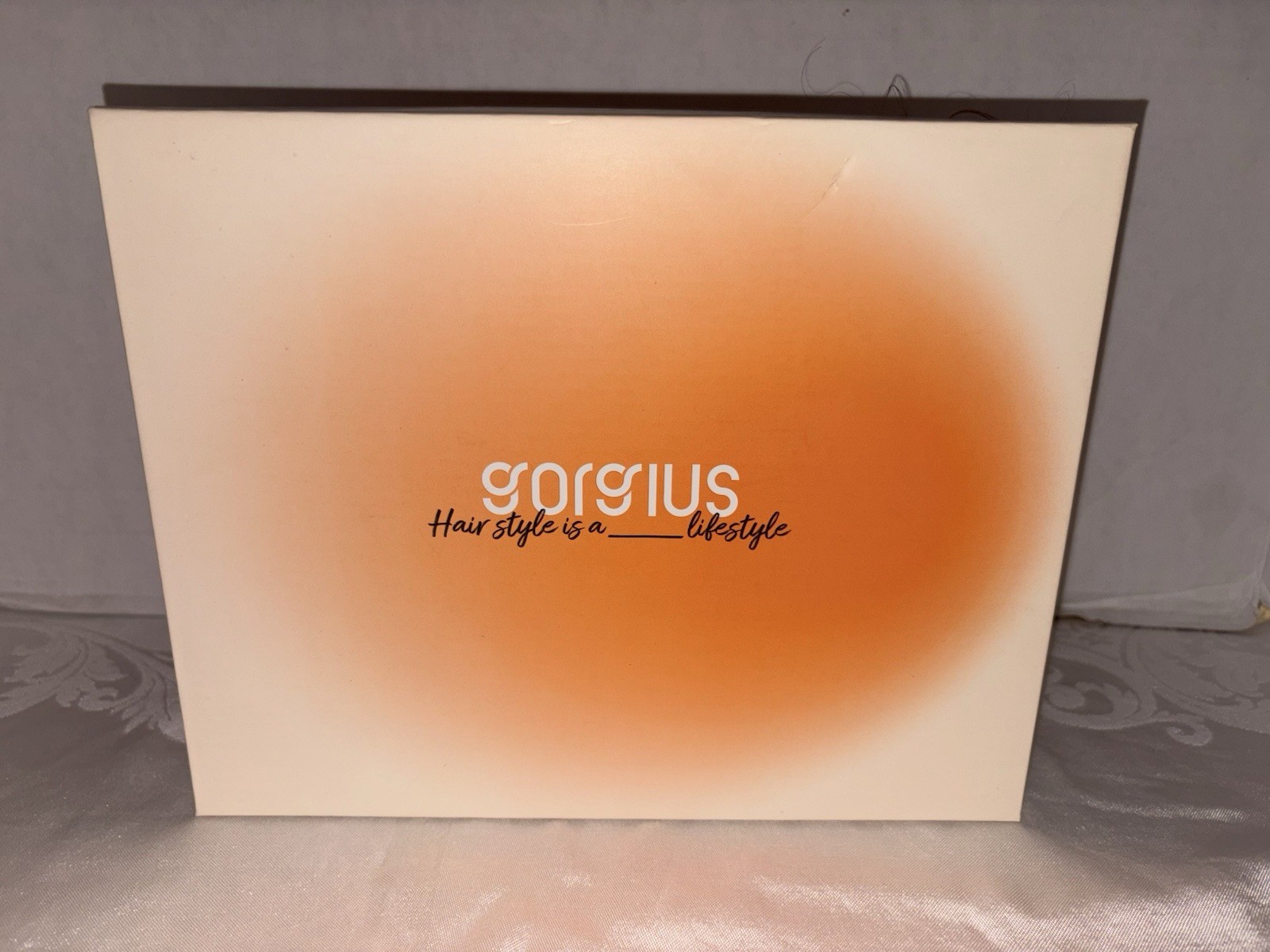 Gorgius Ginger Brown Curly Lace Front Wig 20” Human Hair Like Fiber Wig Stunning