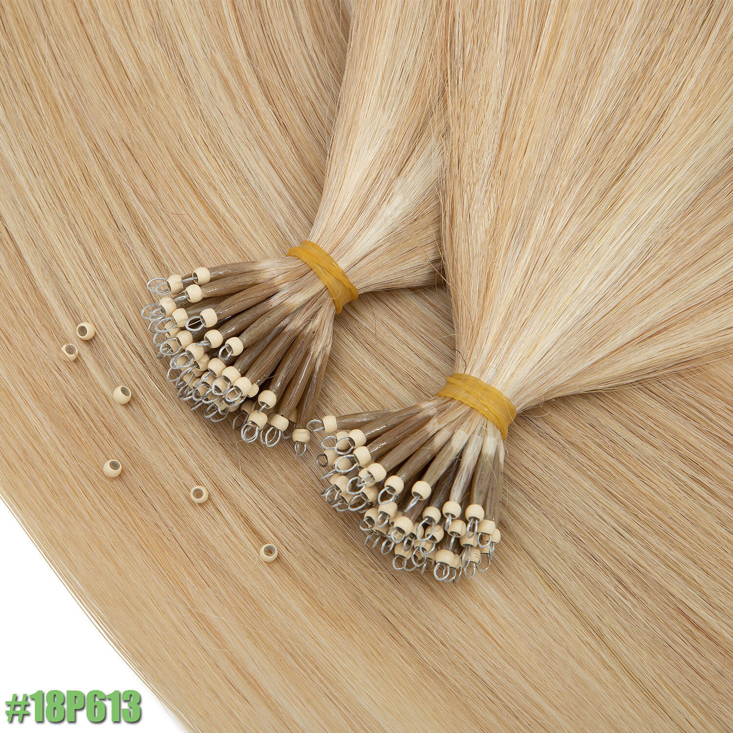 14″-24″ Nano Ring Hair Extensions Nano Bead 100% Real Remy Human Hair THICK 200S