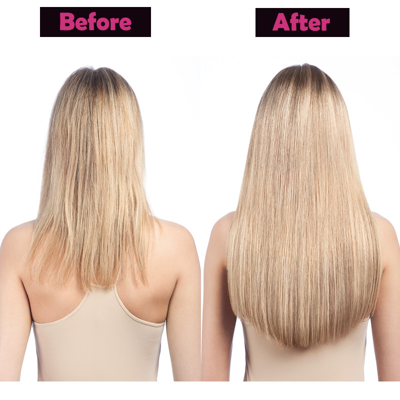 200 Strands Stick I-Tip 100% Real Human Hair Extensions Micro Ring Beads 100g US