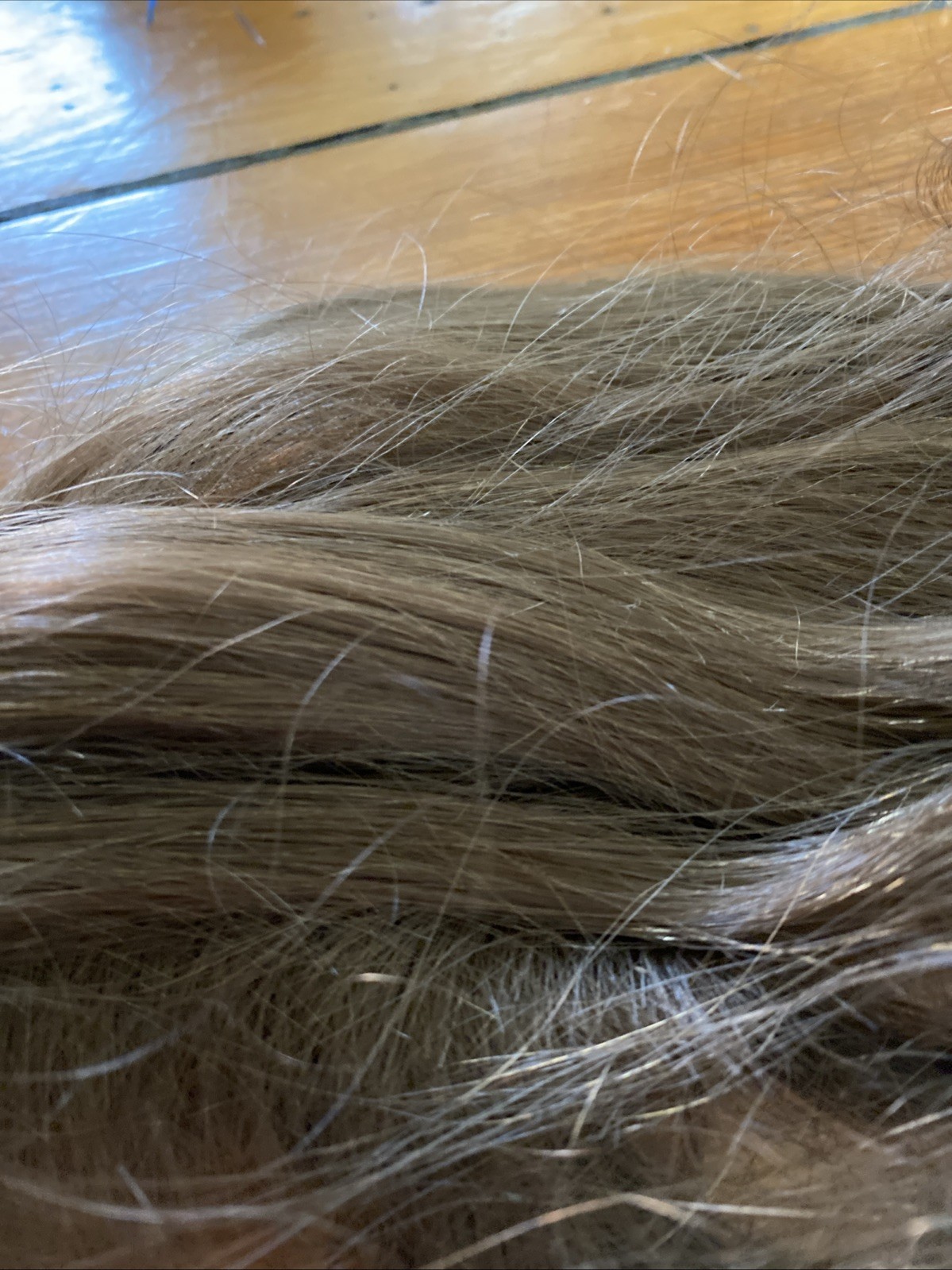 Human Hair Haircut Gorgeous Soft Burnette Ponytail ~ REBORN DOLLS