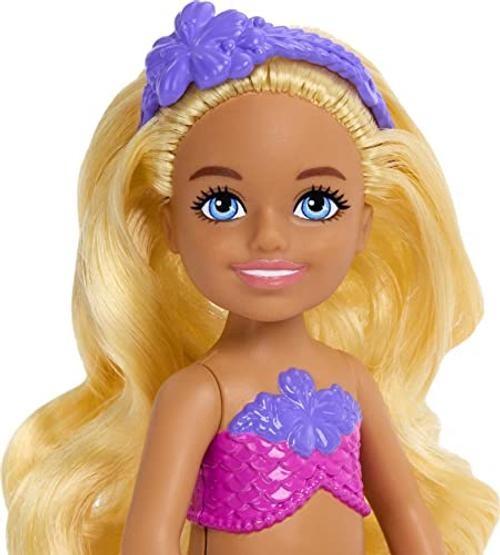 Barbie Dreamtopia Chelsea Mermaid Small Doll with Removable Hair Blonde Mermaid