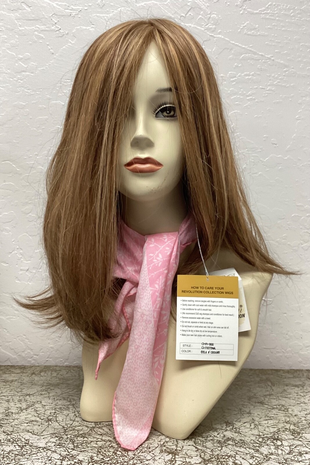 New CHR-300 Christina By Aspen Wigs by C&S Fashions-Cola&Cream