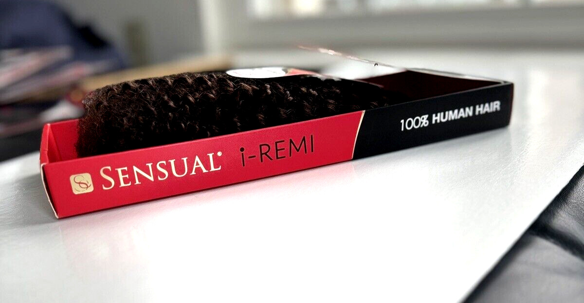 Sensual i-Remi 100% Human Hair Weaving Style: i-Jerry Curl 12″ Color 4