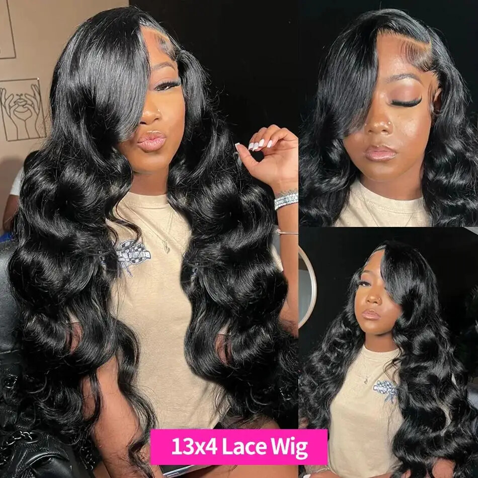 13×4 13×6 Lace Front 360 Lace Frontal Wig Human Wigs Women 5×5 Wig 200 Density
