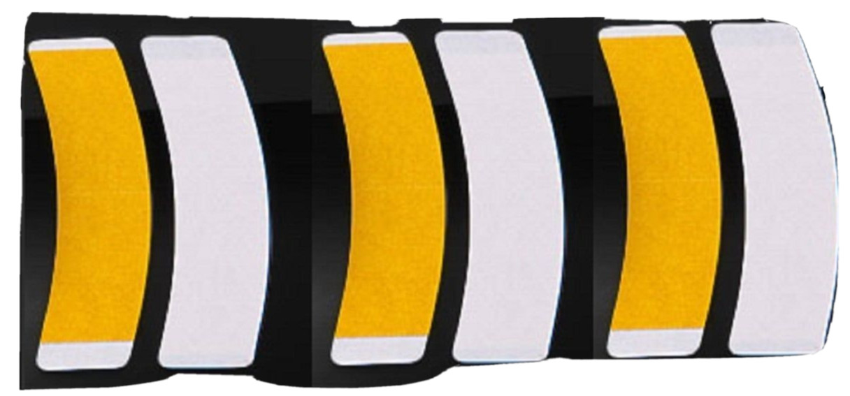 Walker “C”Contour Brown Liner Cloth Tape 72 Pieces for Wigs,Toupee,Hairpiece