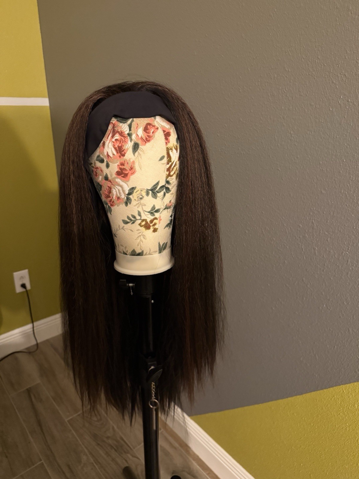 HIGH LIGHTED SYNTHETIC HEADBAND WIG FOR HALLOWEEN OR WHENEVER NATURAL TEXTURE