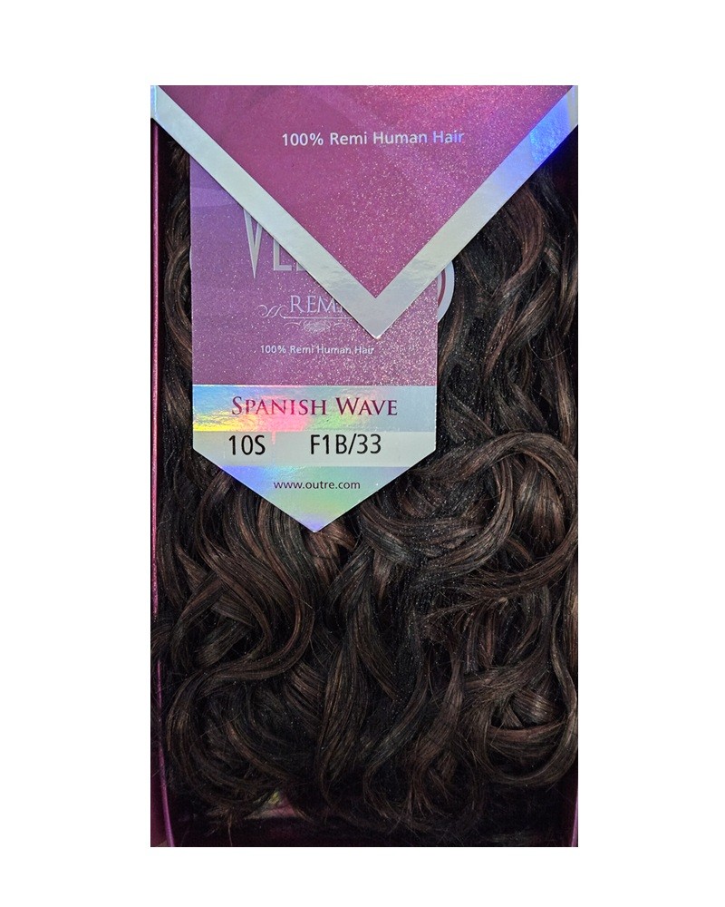 Outre Velvet Remi 10″ 100% Human Hair Spanish 10S F1B/33