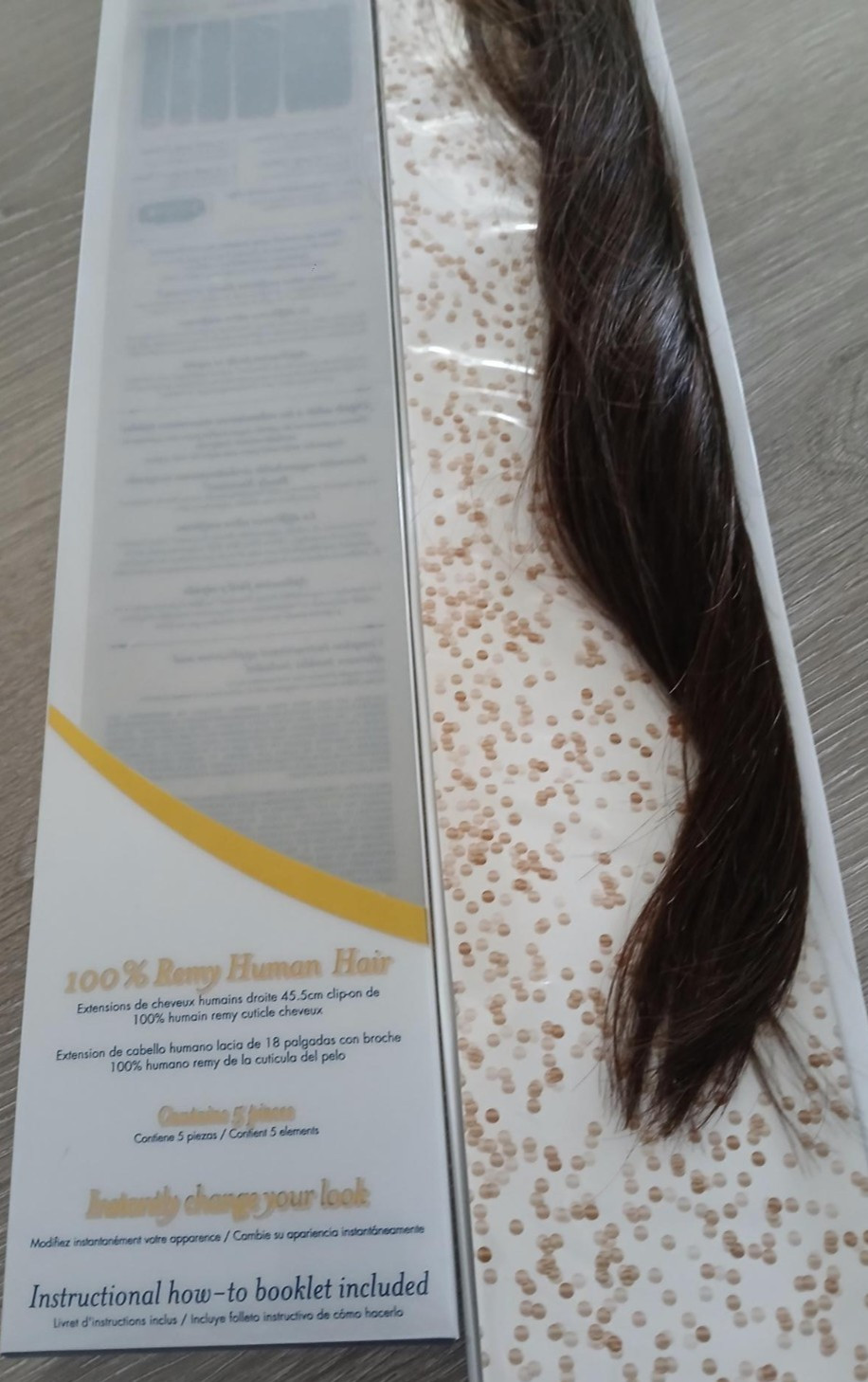 Barely Xtensions Ultra Seamless 3 Clip-in Hair Extensions- 18” Medium Dark Brown