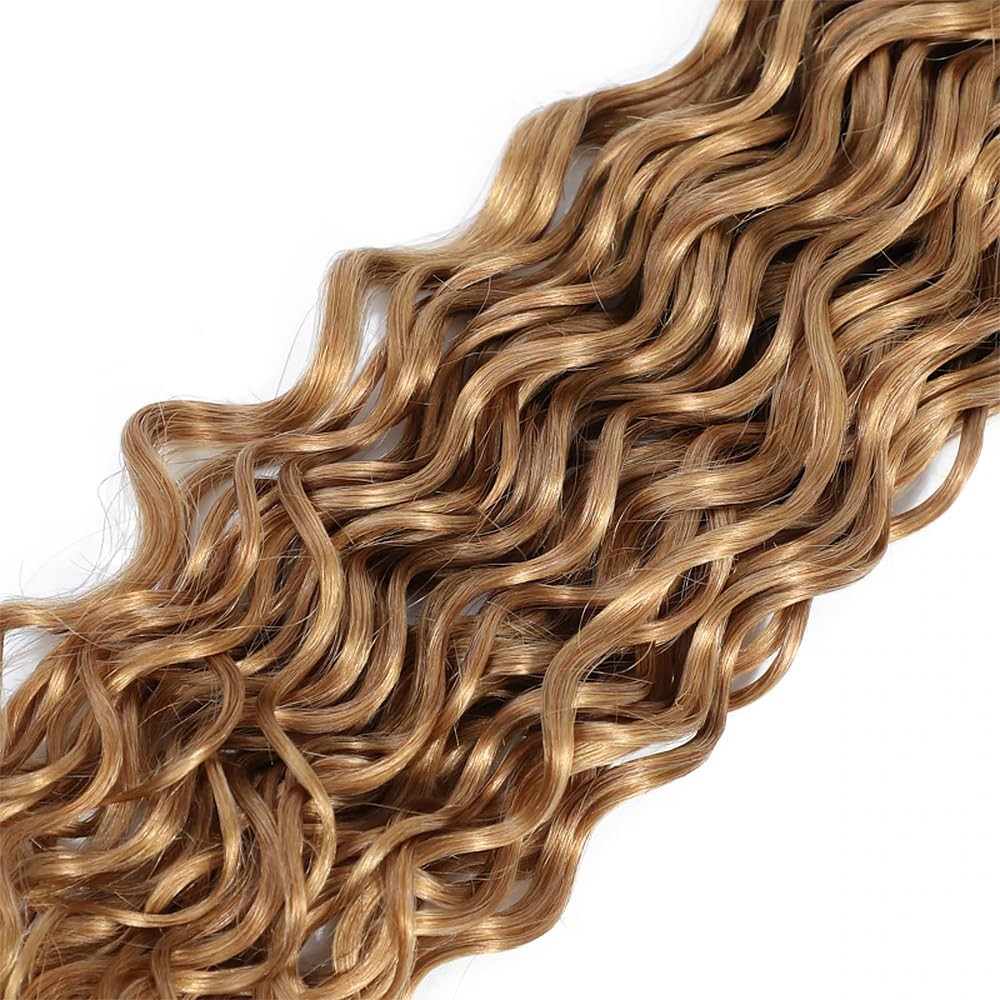 34 Inch Raivide Color 27 Bundle Honey Blonde Water Wave Human Hair Bundles
