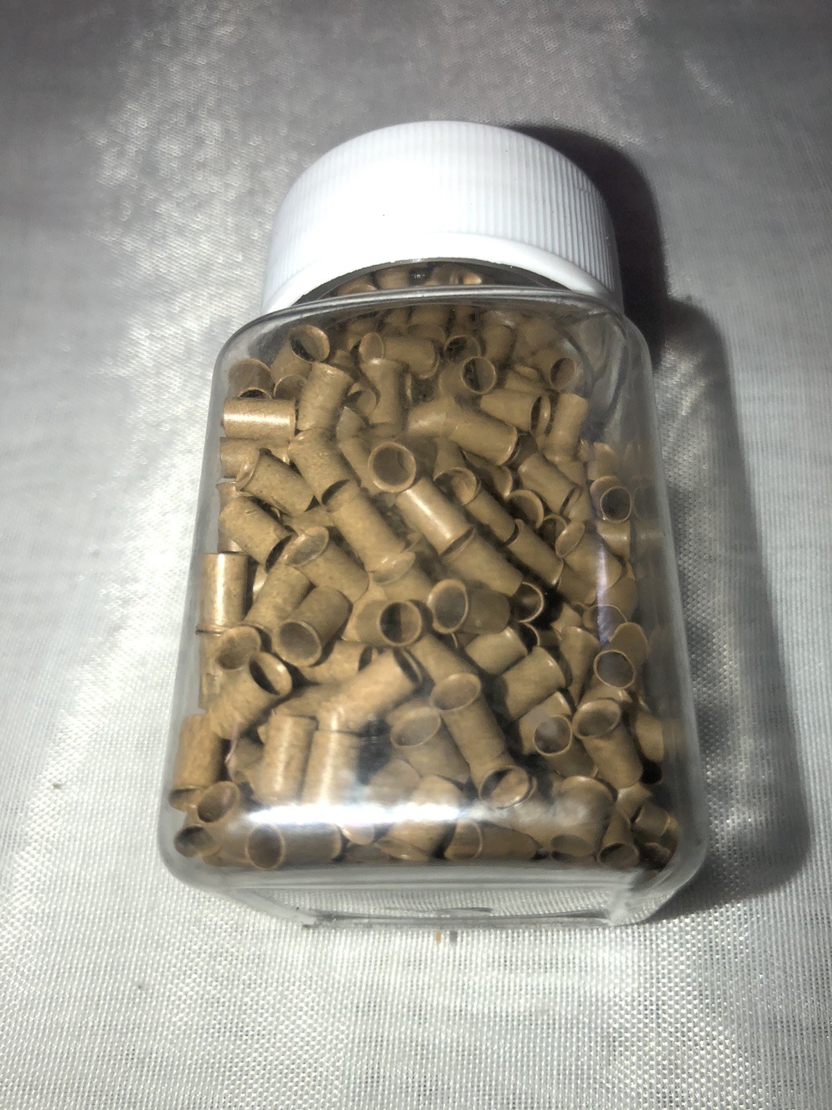 WDLBGWXJ 3.0mm Micro link Beads Copper Tubes (500pcs, 8#)