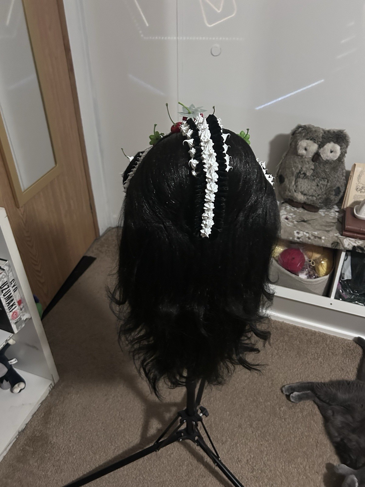 Black Drag Queen Costume Lace Front Cosplay Wig