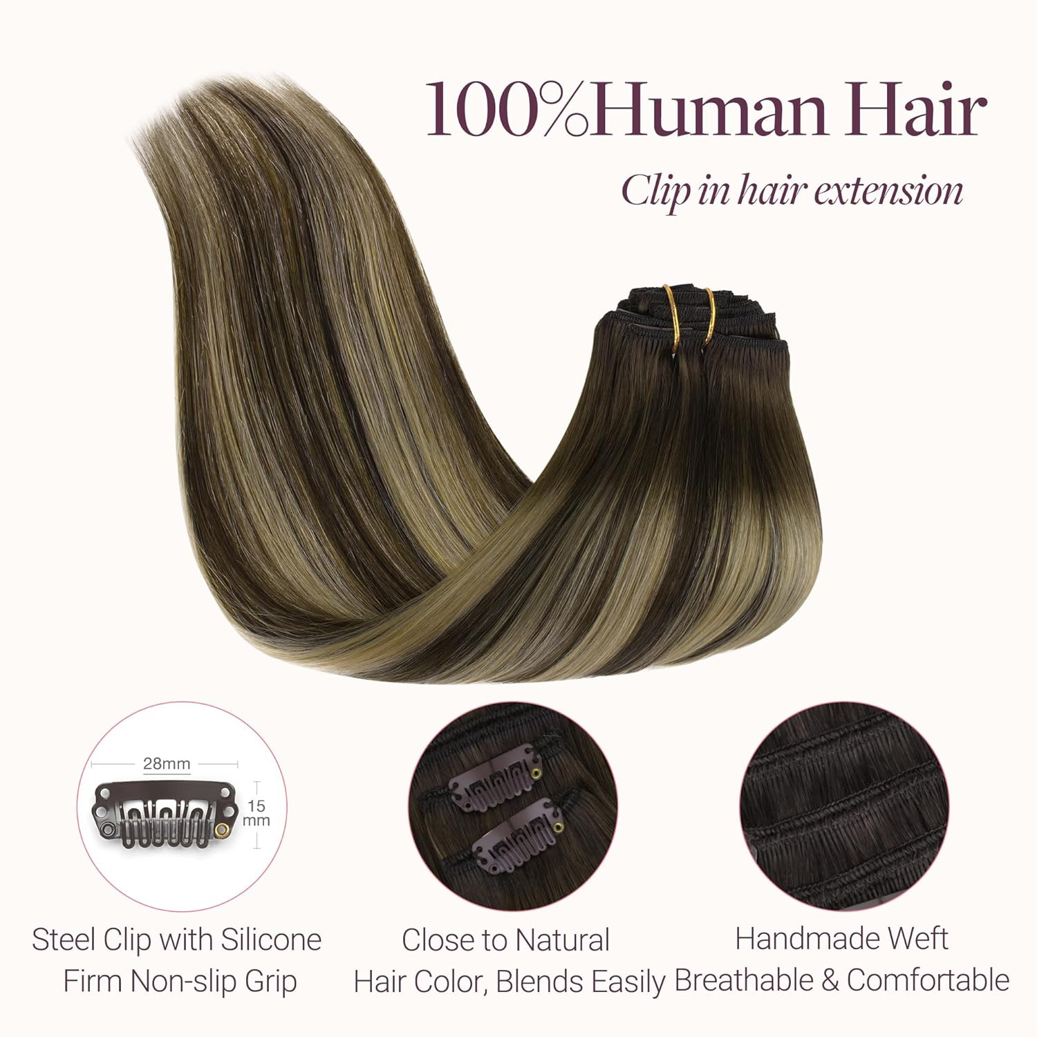 Clip Hair Extensions Real Human Hair Remy Human Hair Extensions Clip Ins