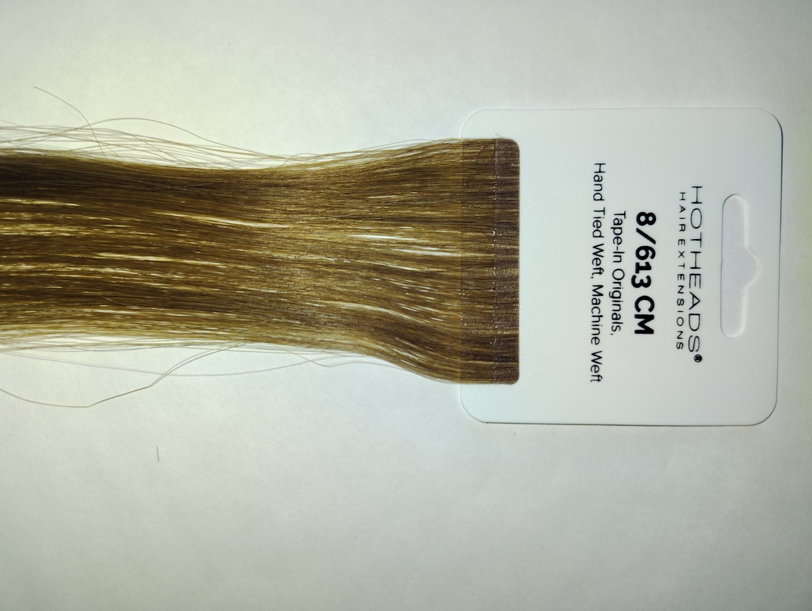 Hotheads 12 Inch Tape-in Extensions, Lot Of 4, #8/613CM