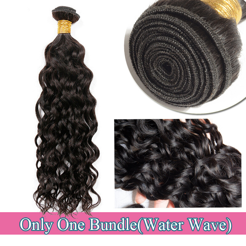 Malaysian Virgin Human Hair Weave Water Wave Weft 100G 1Bundle 100% Unprocessed