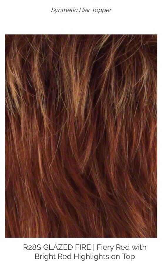 Fringe Top of Head – By Hairdo 14 Inch GLAZED FIRE