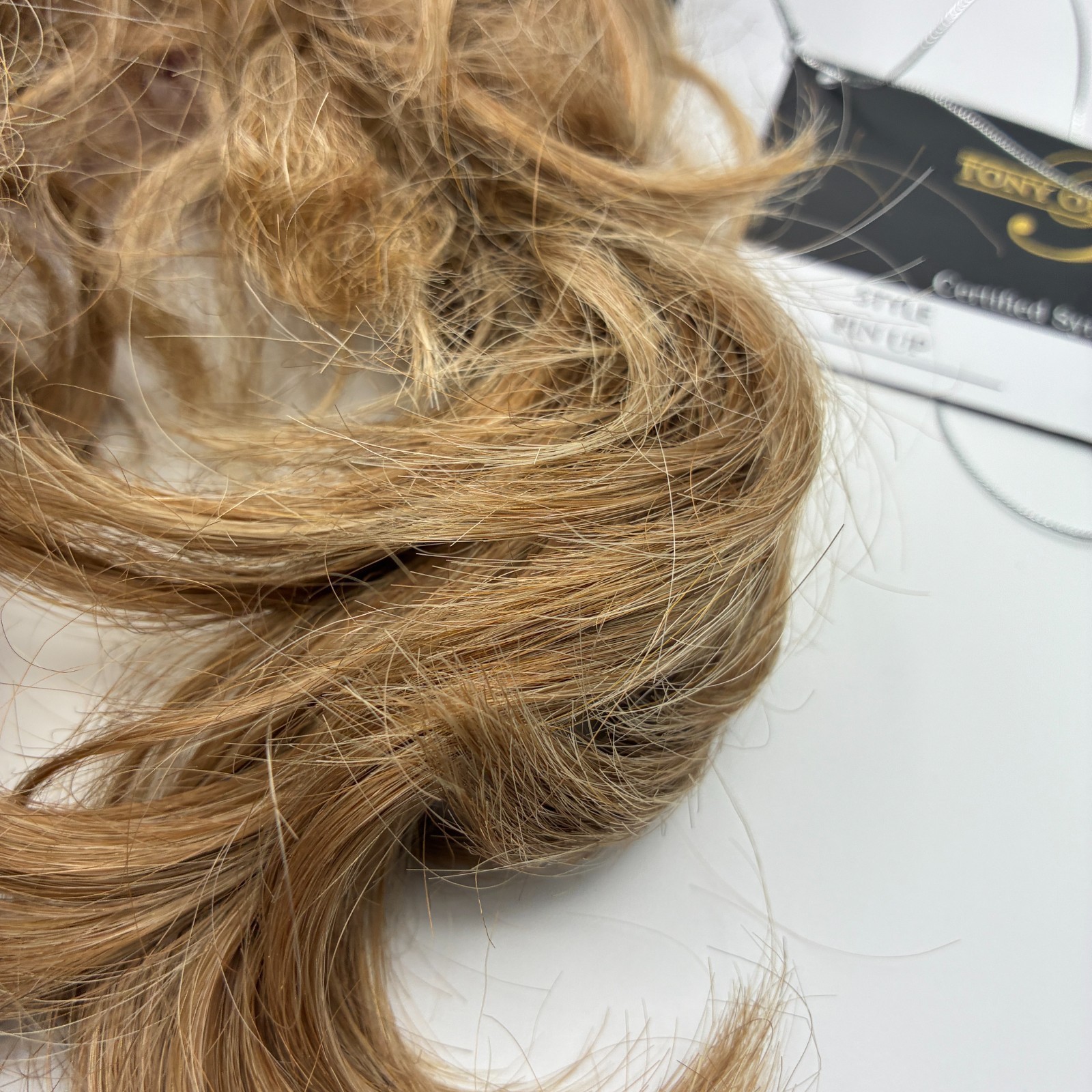 Tony of Beverly Lot of 2 Wigs Malibu Blonde Snappy Clip Ponytail Bun