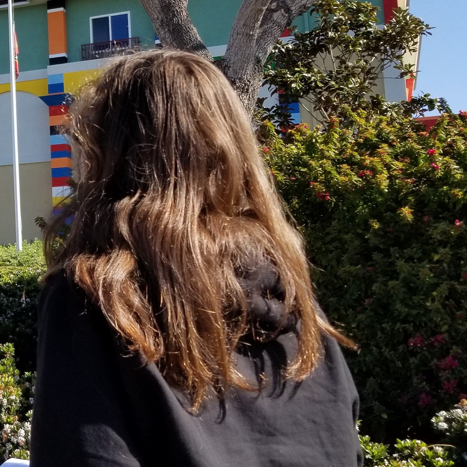 Real natural wavy thick hair