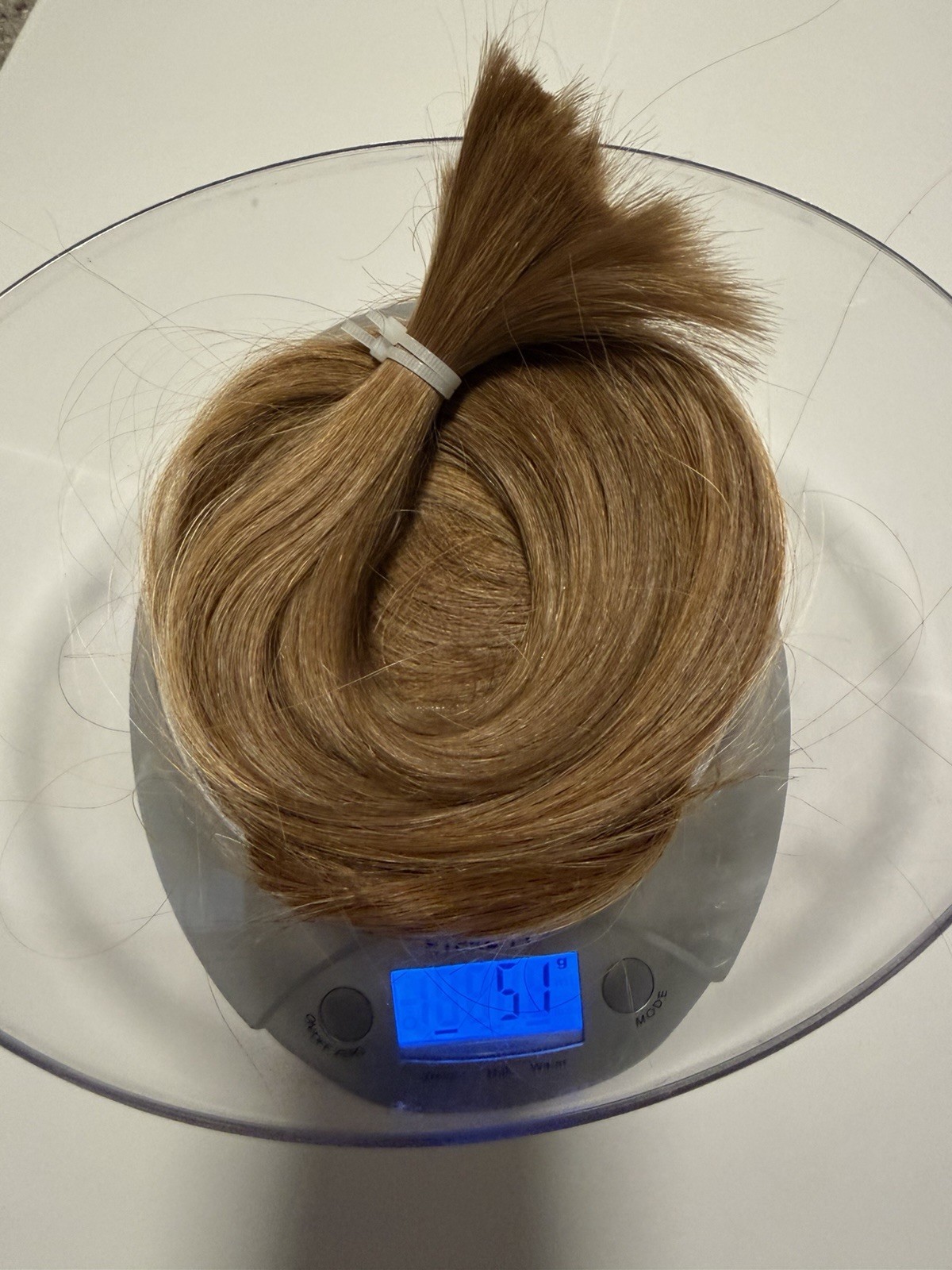 Slavic Human Hair Ponytail 21-22” 51g Remy Virgin Auburn Brown Extension Soft
