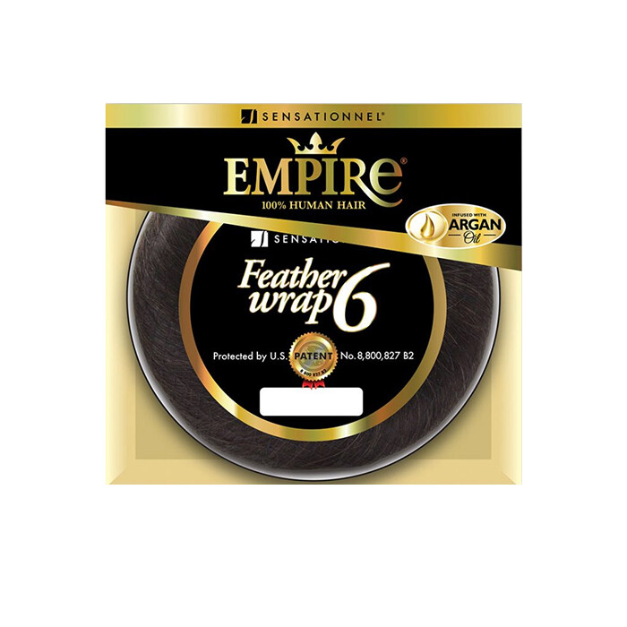 SENSATIONNEL EMPIRE BUMP HUMAN HAIR WEAVE – FEATHER WRAP 6