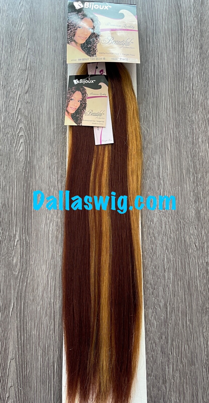 SALE Bijoux 100% Human HH Minky Yaki Bulk Braiding Hair 18″ ONE Per Bag