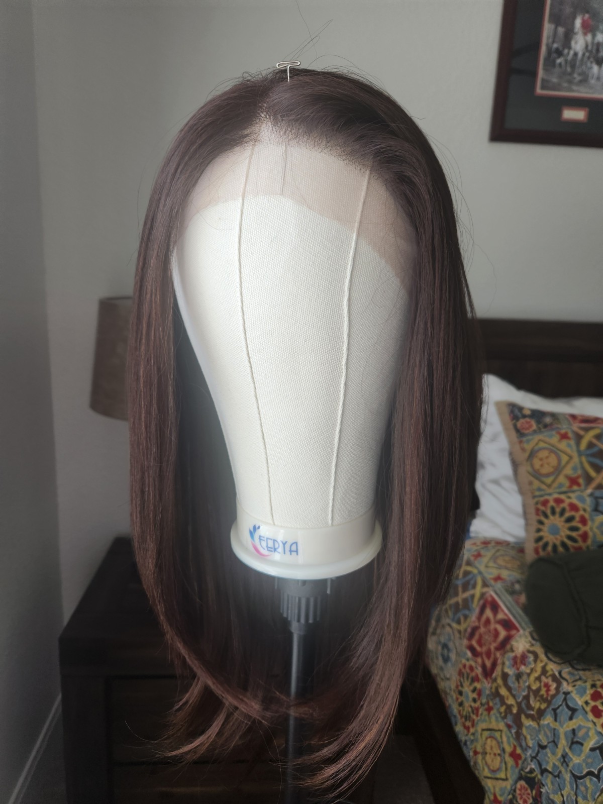 Lux Fiber Free Part Wig In Gorgeous Brunette