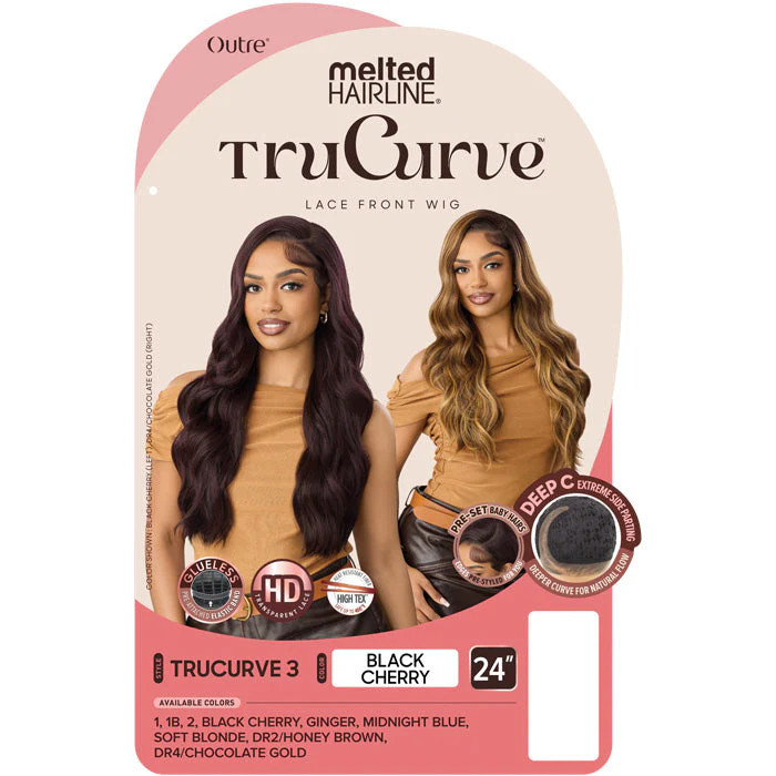 Outre Melted Hairline Trucurve Glueless HD Deep C-Part Lace Wig – TRUCURVE 3