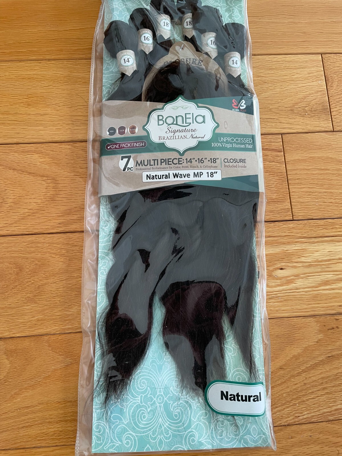 Bobbi Boss BonEla Signature Brazilian Natural Hair Multipiece 14″ 16″ 18″
