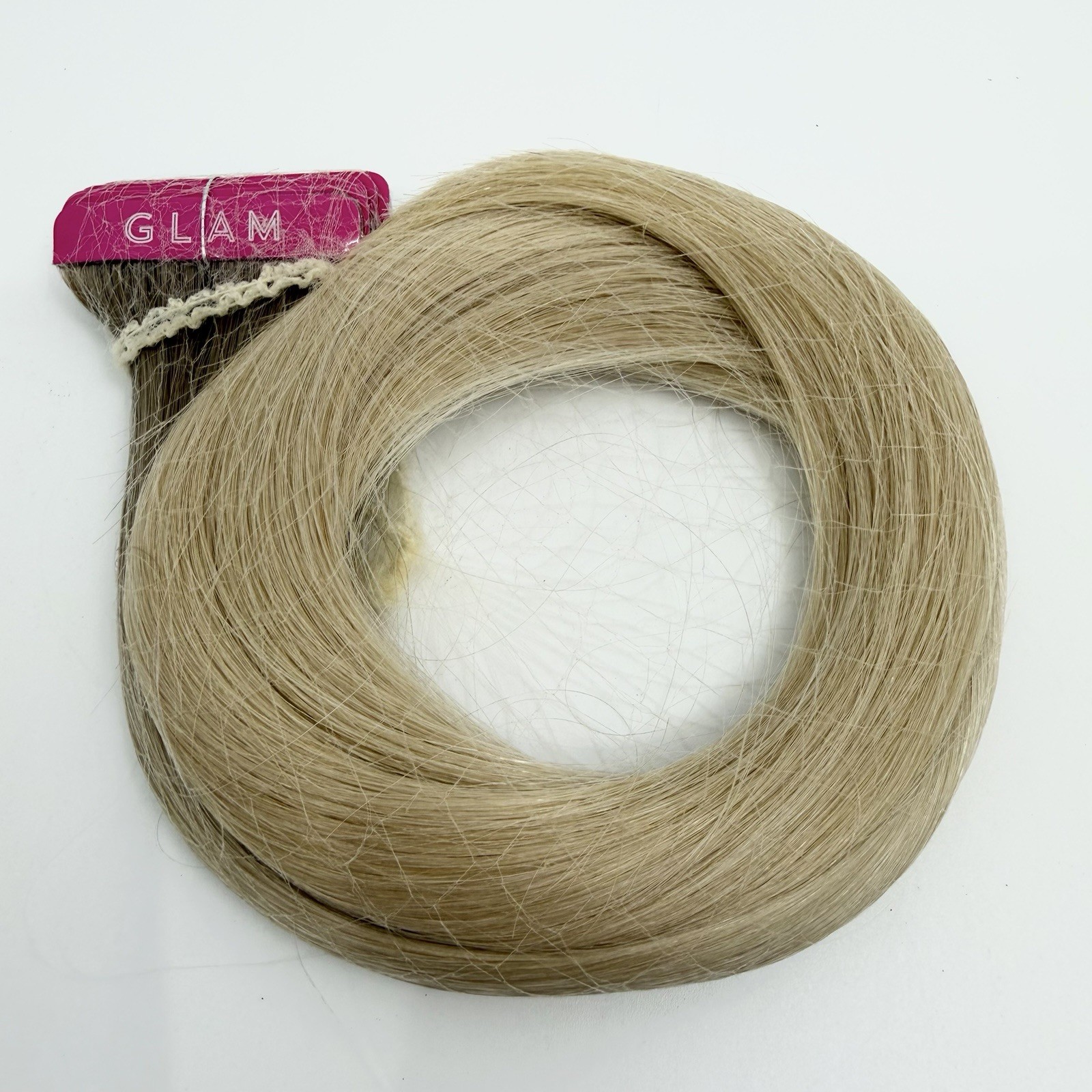Glam Seamless 20” Tape In Hair Extension Rooted Platinum Blonde #1001 10 Pack